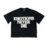 Black ‘End’ Rhinestone Tee