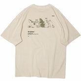 Retro Japanese Cat Bath T-Shirt