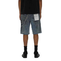 Purple Brand Ferrous Steel Blue Jean Shorts