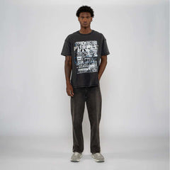 Purple Brand Inside Out Collage Black Tee