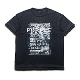 Purple Brand Inside Out Collage Black Tee