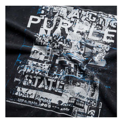 Purple Brand Inside Out Collage Black Tee