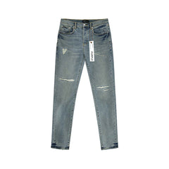 Purple Denim Light Blue Vintage Jeans
