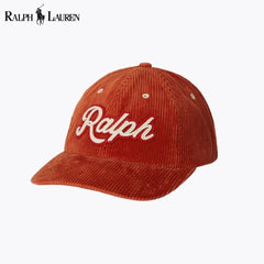 Ralph Lauren Logo Cord-Baseballkappe