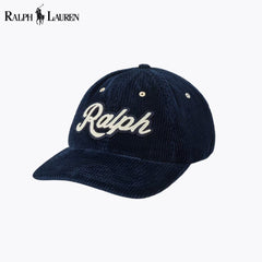 Ralph Lauren Logo Cord-Baseballkappe