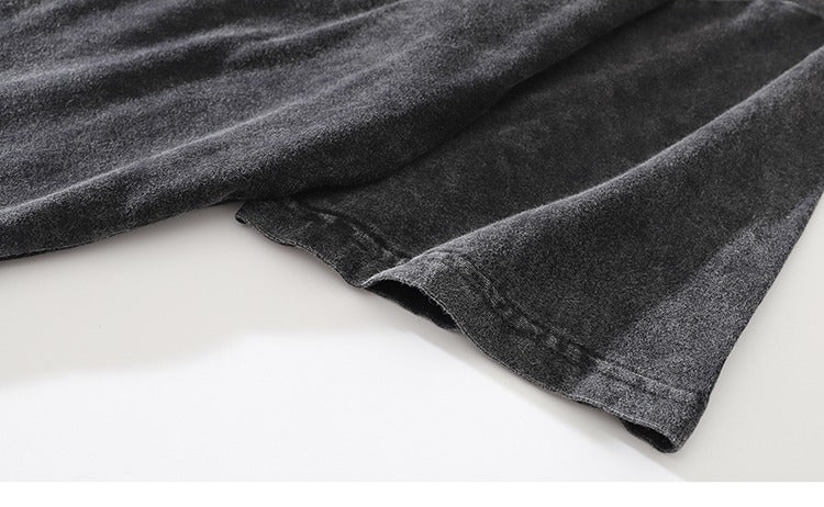 Washed Anime T-shirt Retro - Oversized