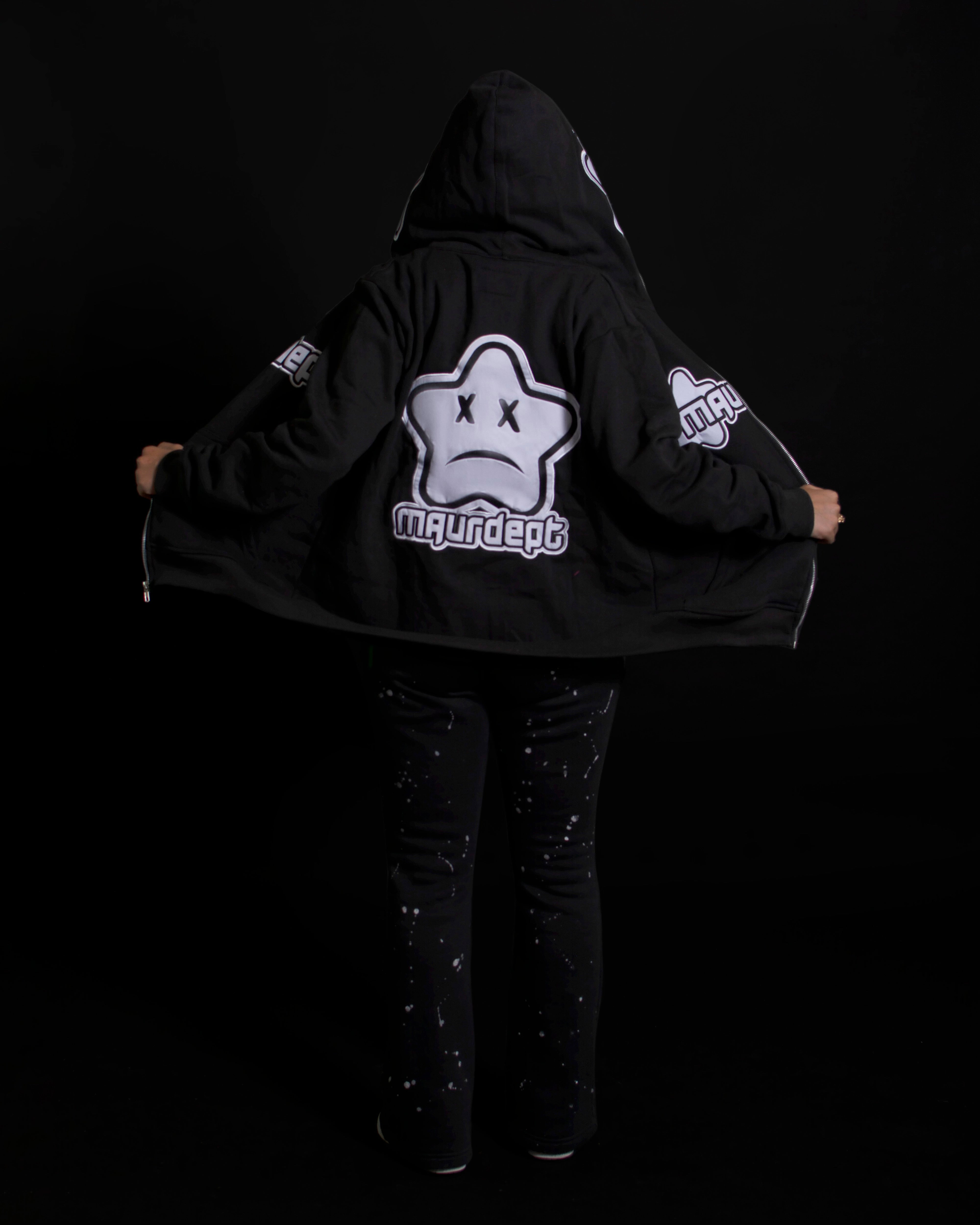 Star Full Zip - Black
