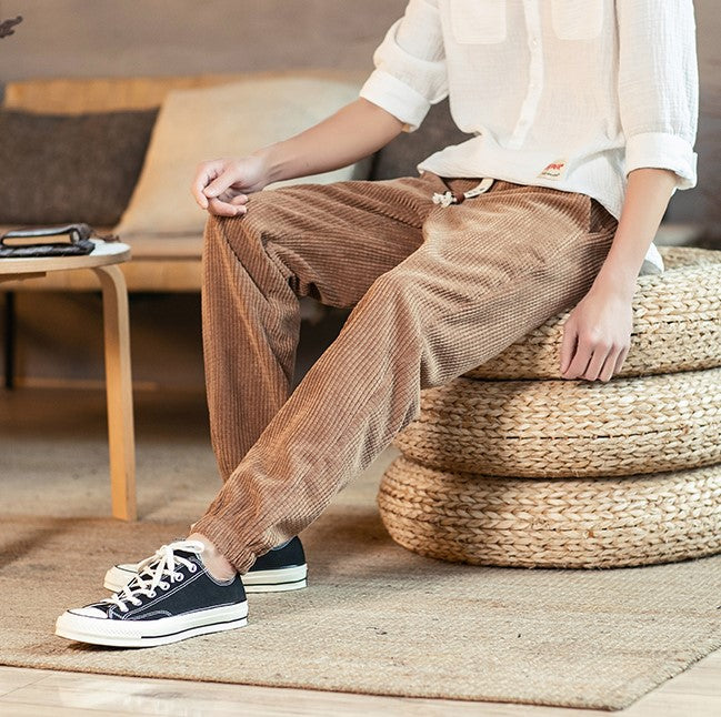 Corduroy Streetwear Joggers Pants