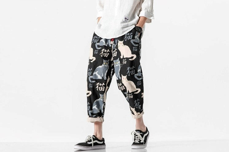 Cat Harem Pants Japanese Style