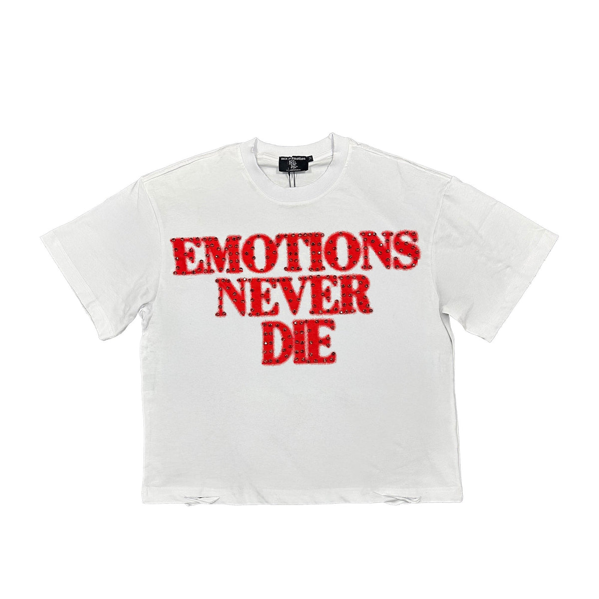 Red ‘End’ Rhinestone Tee