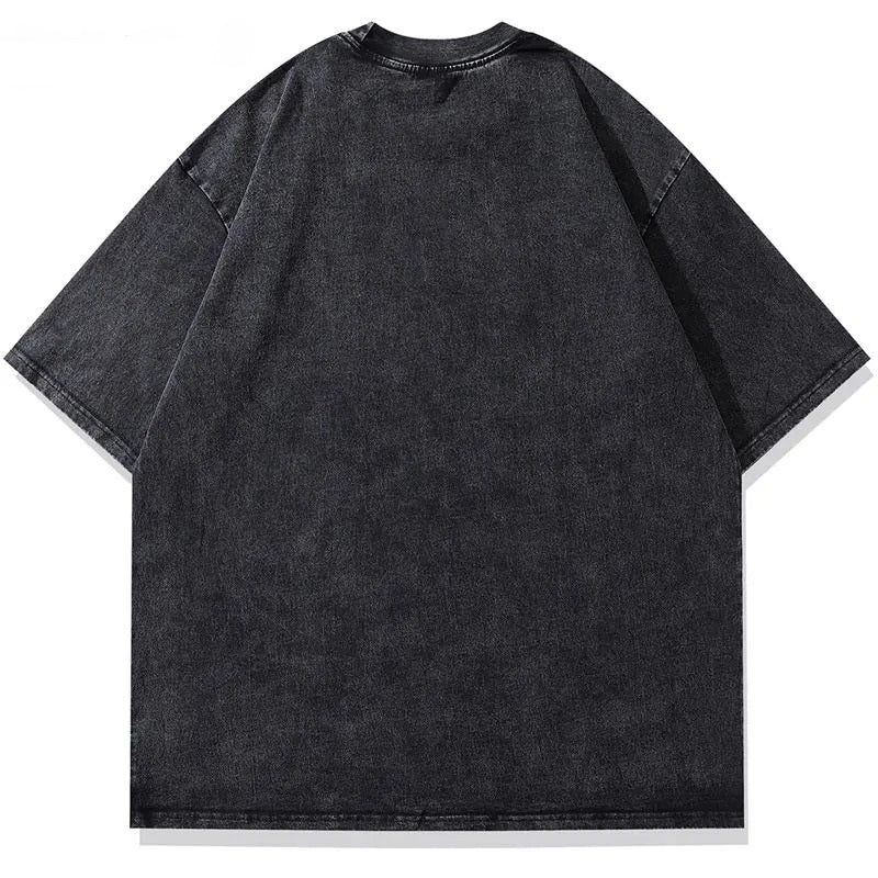 Retro Japanese Anime Shirt Oversized