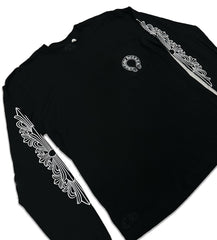 Chrome Hearts Black Horseshoe L/S Tee