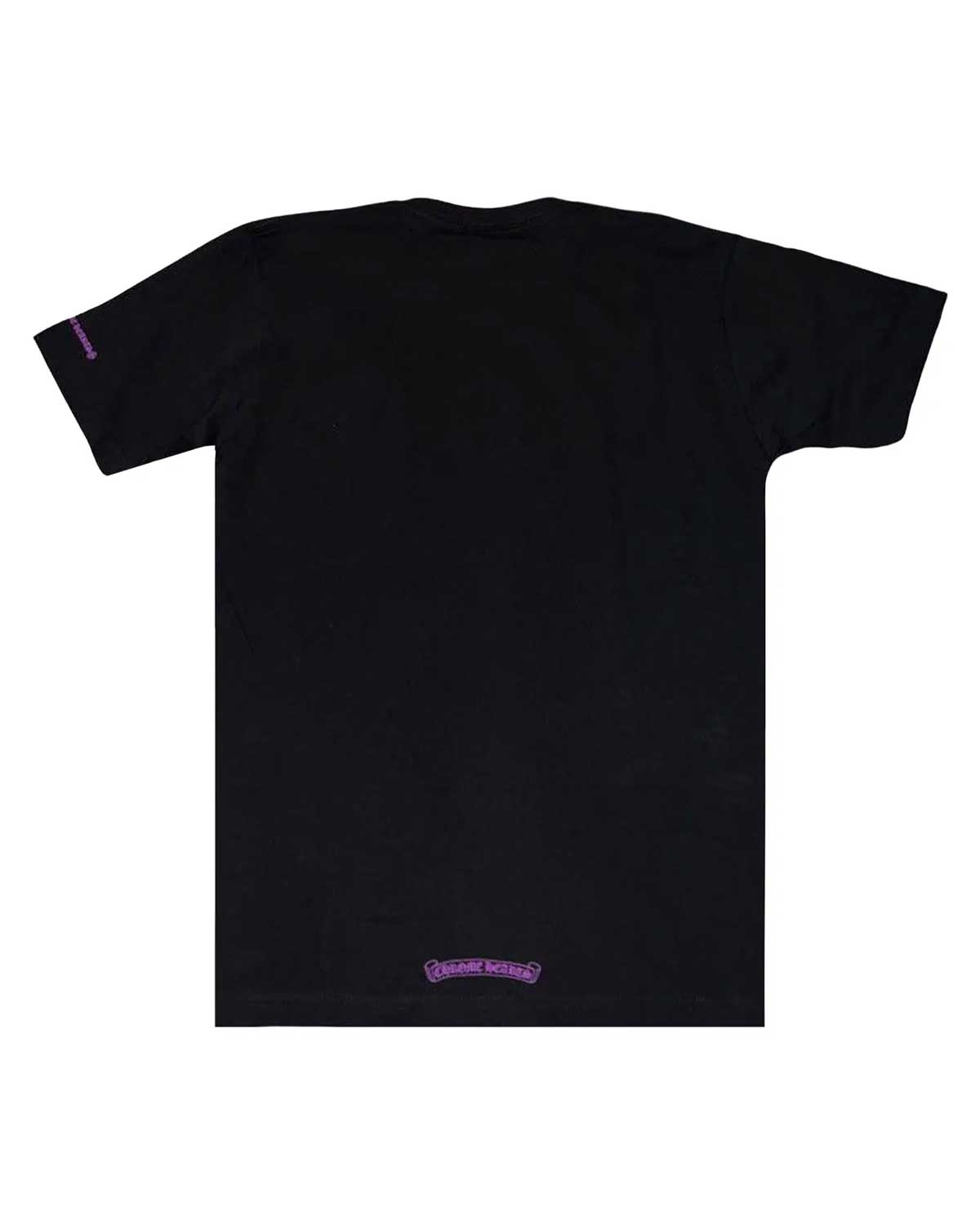 Chrome Hearts Neck Logo Pocket Tee Black/Purple