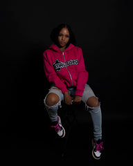 Star Full Zip - Pink