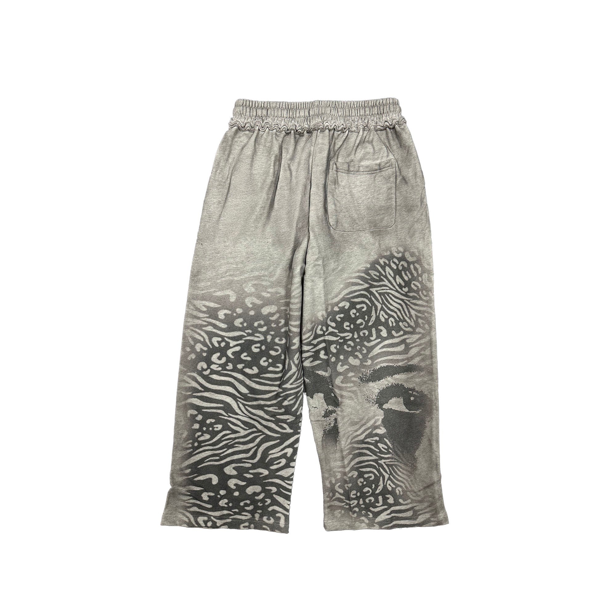 Grey ‘Striped’ Sweatpants