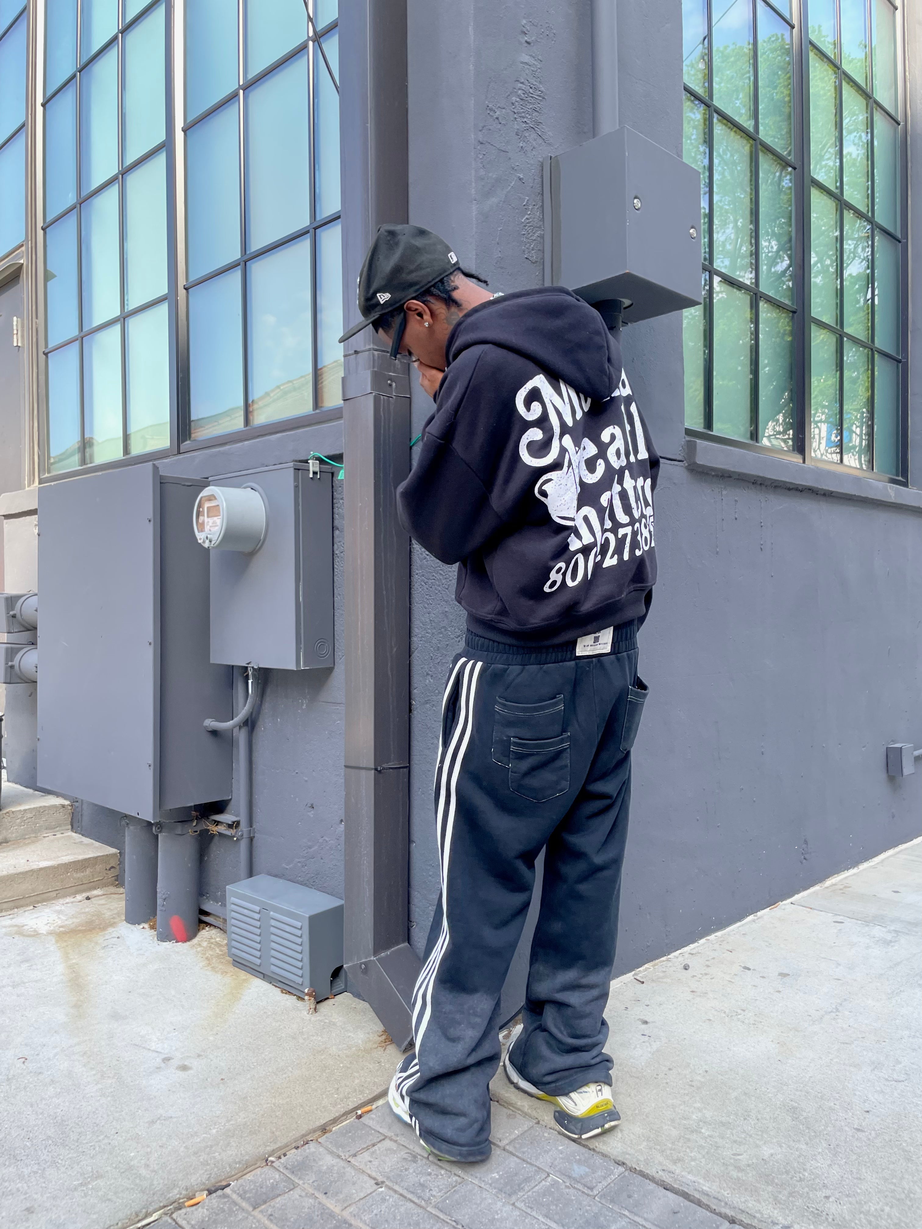Mental Health Matters Zip Up - Black