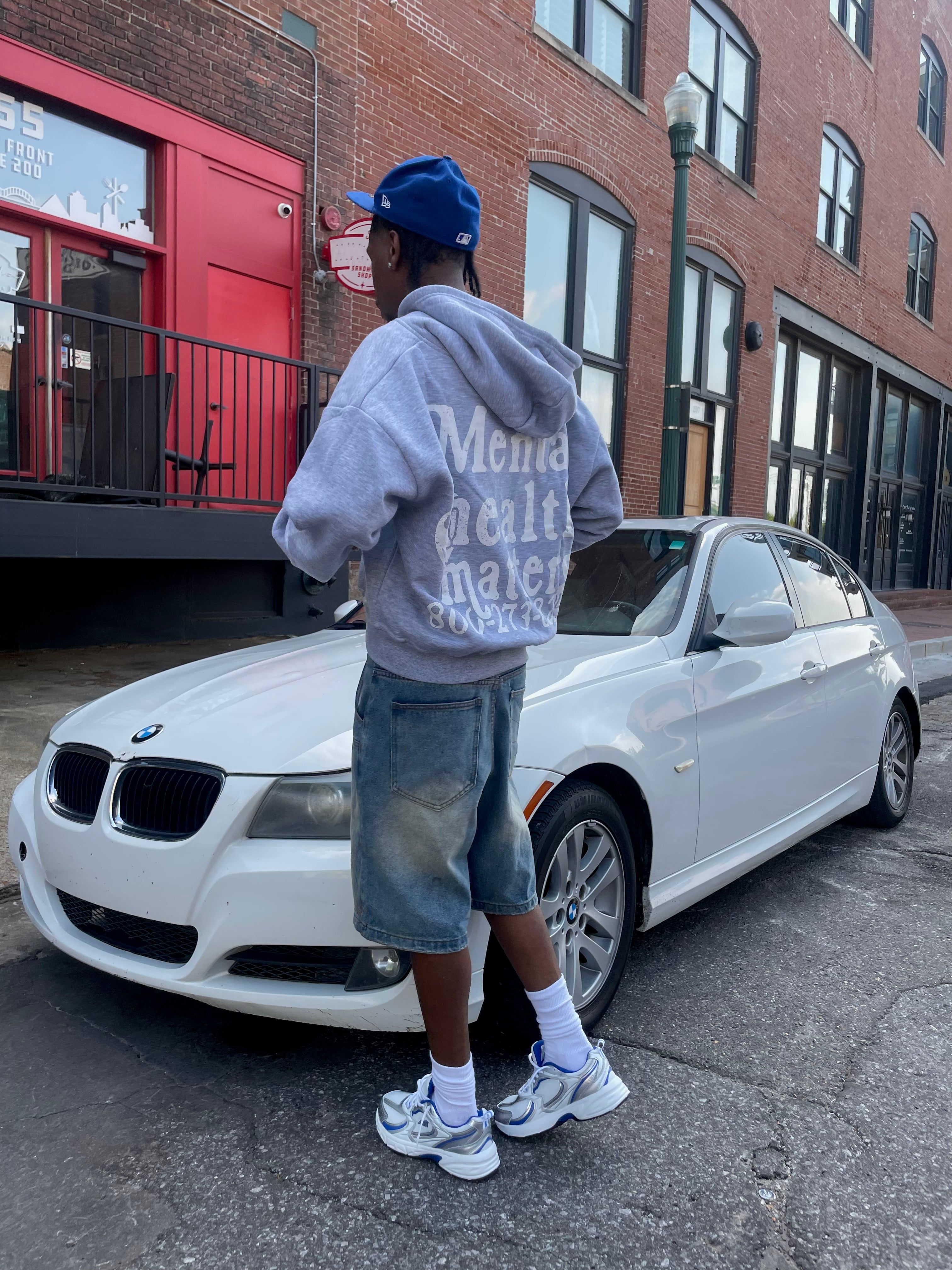 Mental Health Matters Zip Up - Gray