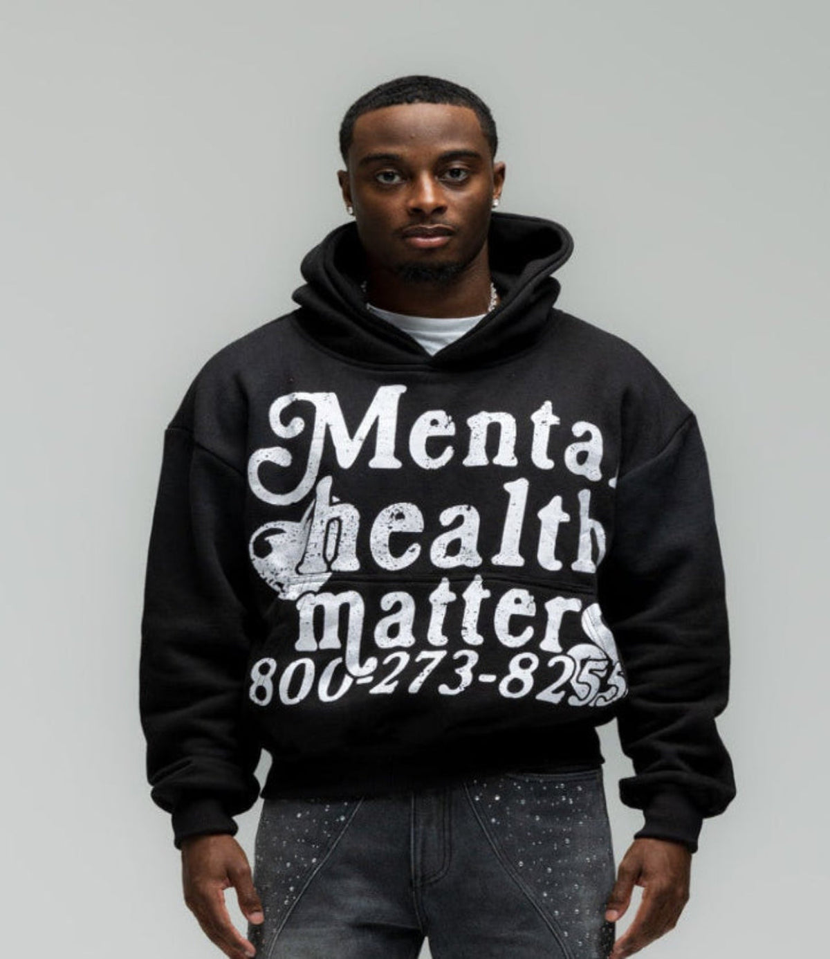 Mental Health Matters Hoodie - Black