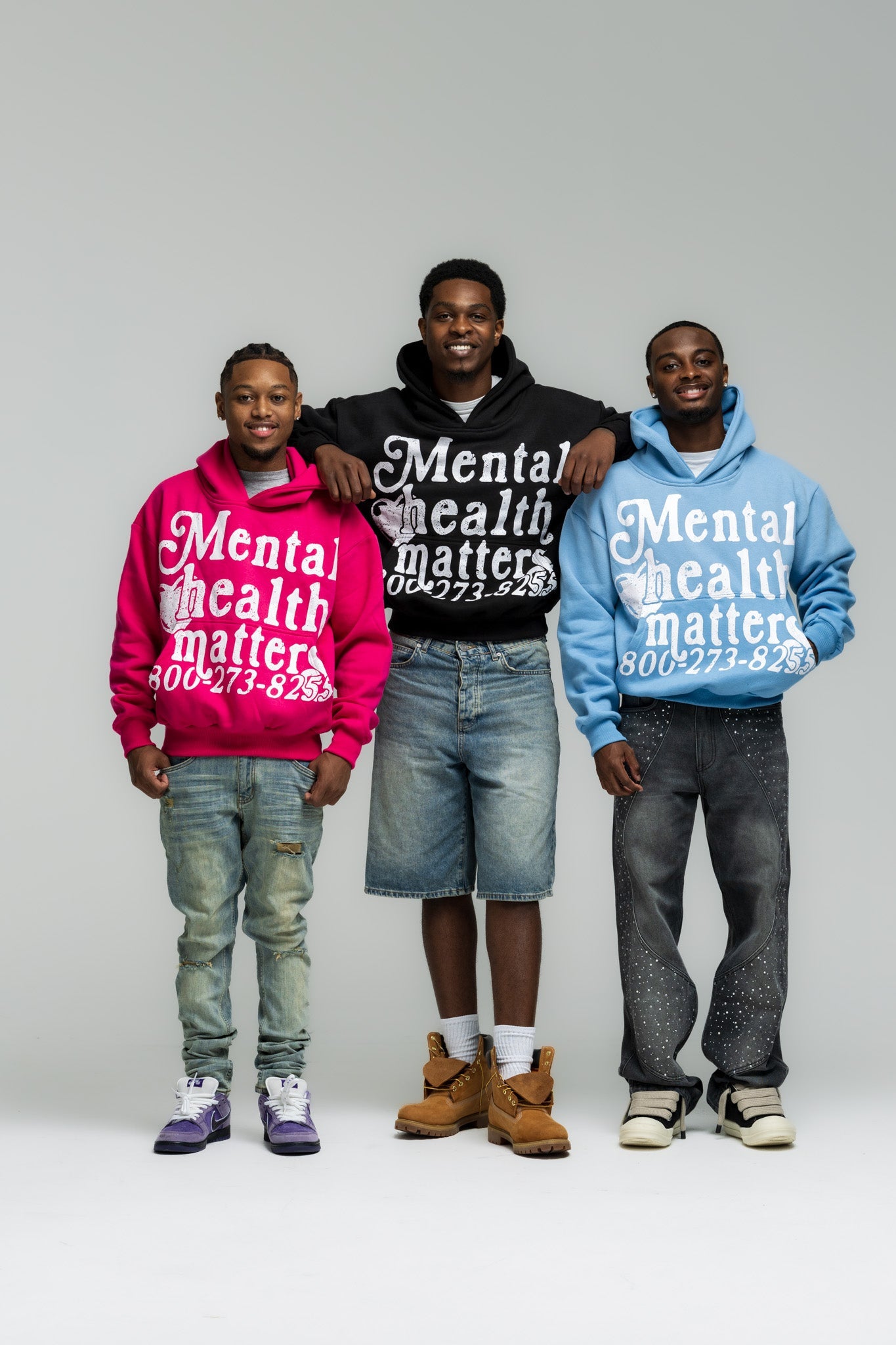 3 Hoodie Bundle: Mental Health Matters