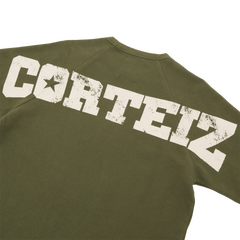 STAR RAGLAN WAFFLE THERMAL [OLIVE]