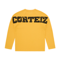 STAR RAGLAN WAFFLE THERMAL [YELLOW]