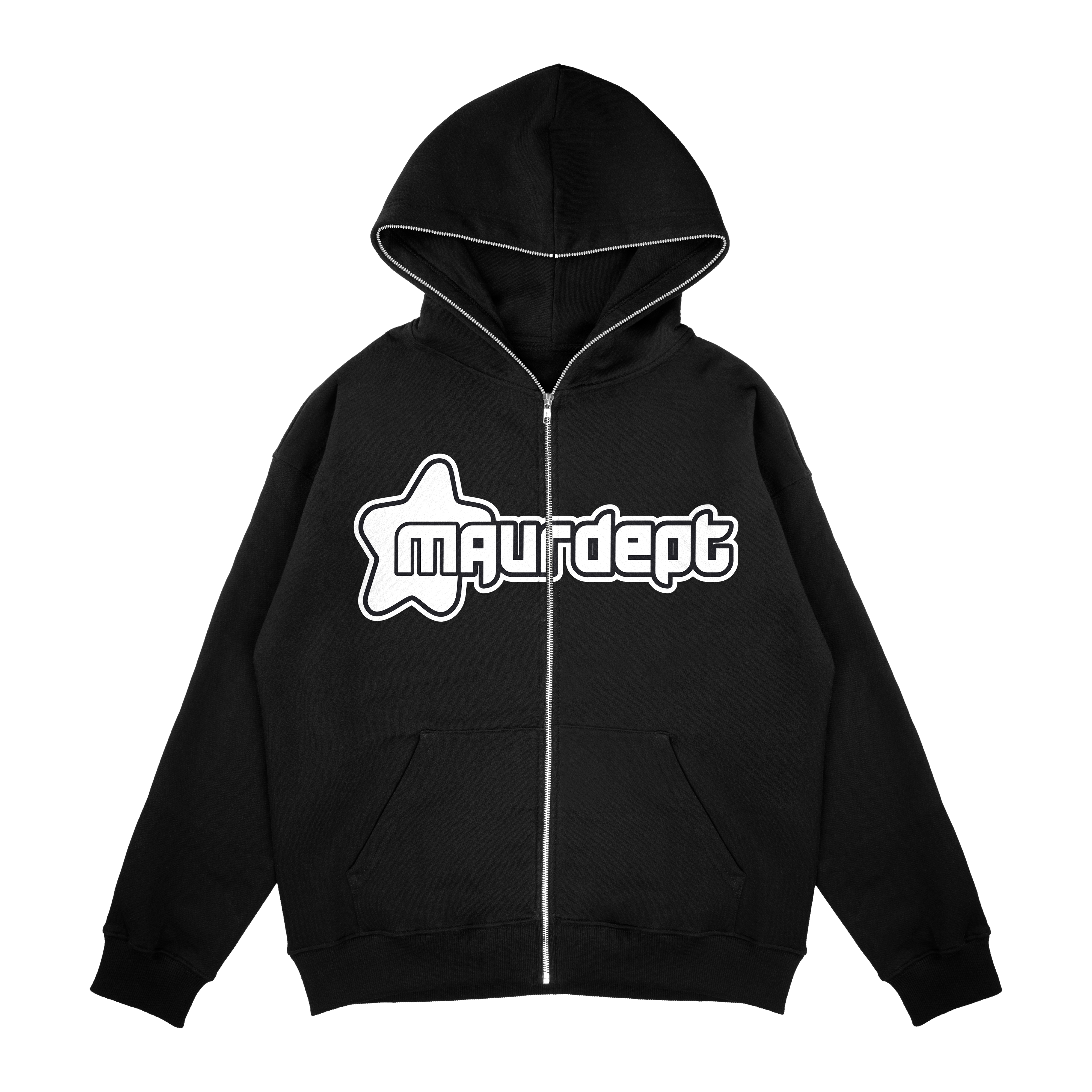 Star Full Zip - Black