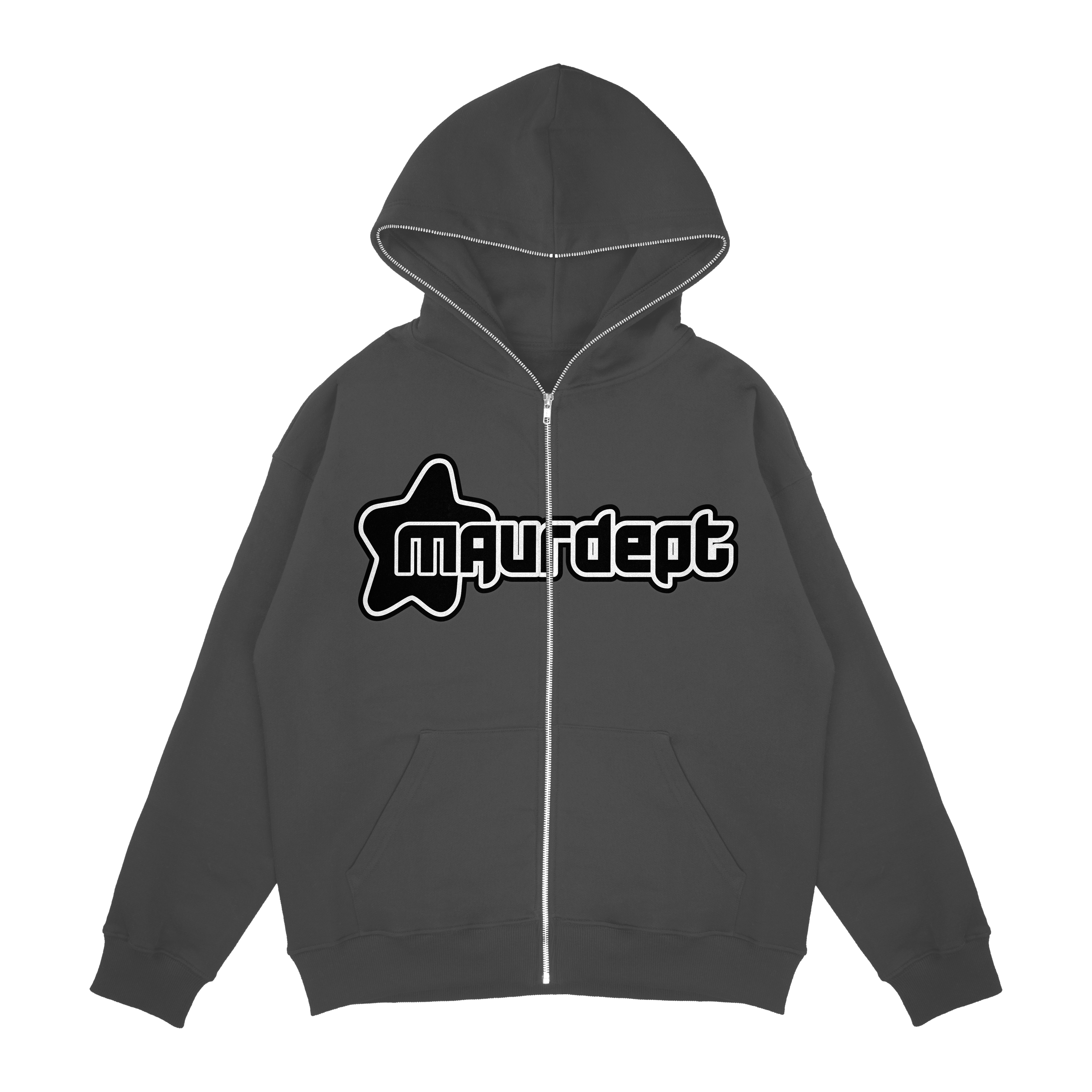Star Full Zip - Gray
