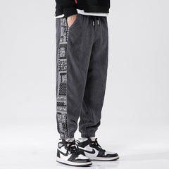 Corduroy Pants Paisley Stitch Pants