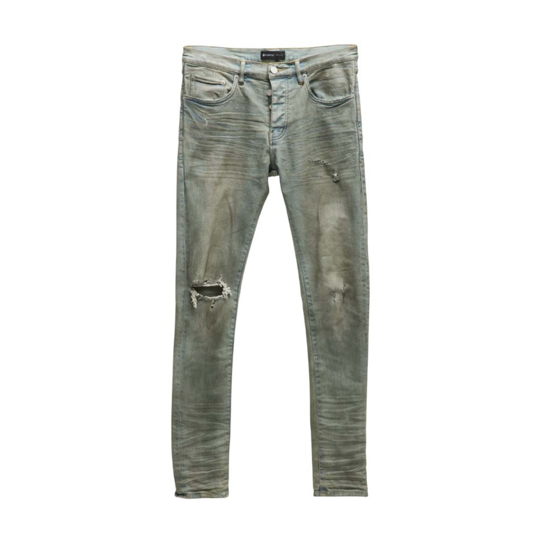 Purple Brand Light Dirty Wax Jeans Light Indigo