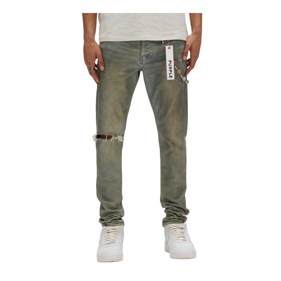 Purple Brand Light Dirty Wax Jeans Light Indigo