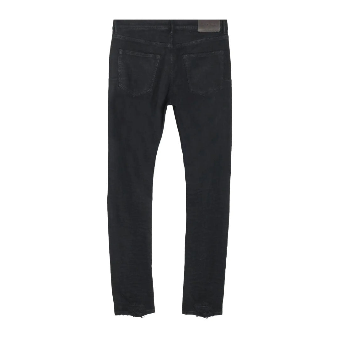 PURPLE BRAND Oil Spill Low Rise Skinny Jeans 'Black'