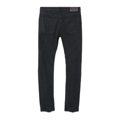 PURPLE BRAND Oil Spill Low Rise Skinny Jeans 'Black'