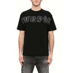 Purple Brand Textured Jersey Tee Black