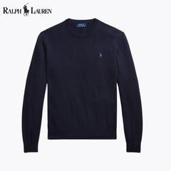 Ralph Lauren Baumwoll-Kaschmir-Pullover mit Rundhalsausschnitt