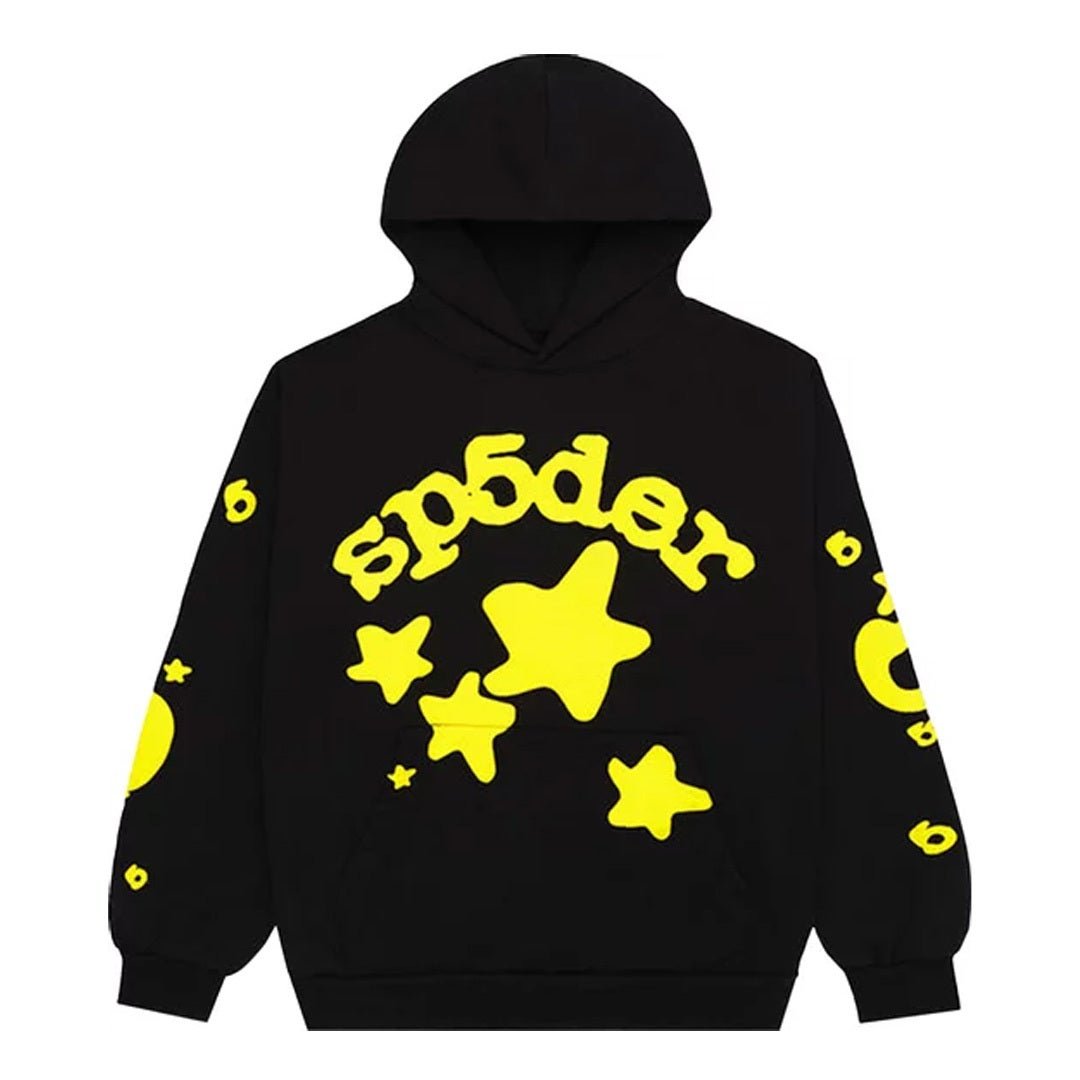 Sp5der Beluga Hoodie 'Onyx/Yellow'